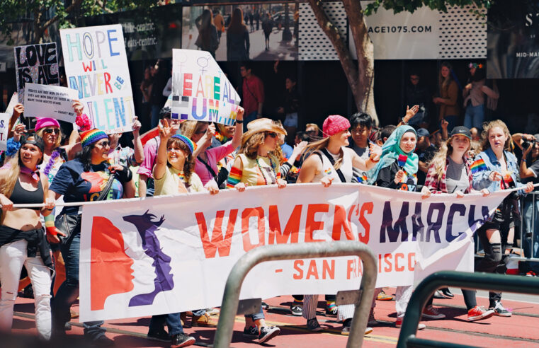 Las mujeres en la marcha por sus derechos